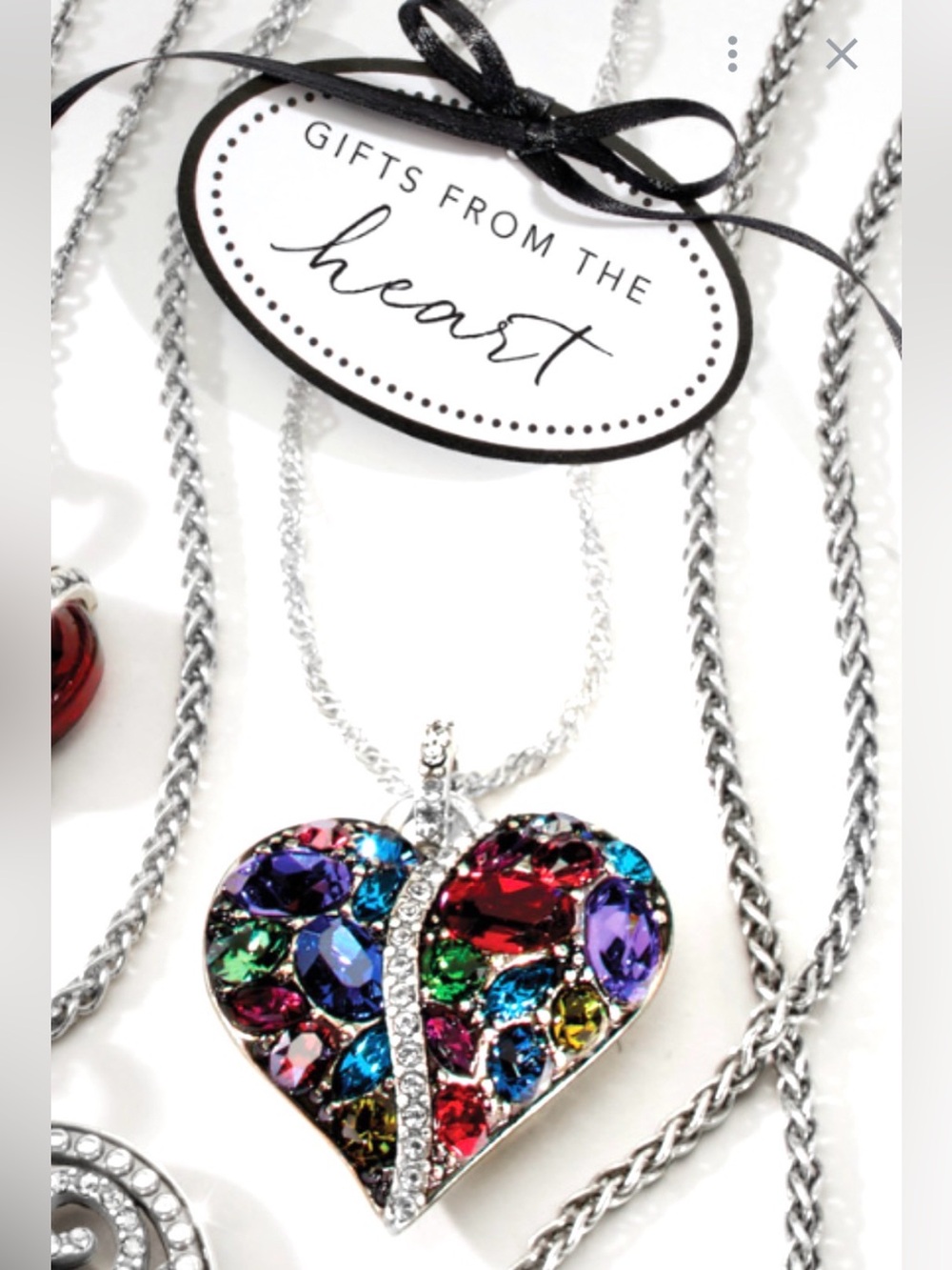 💕BRIGHTON SLVR SWAROVSKI CRYSTAL ‘TRUST YOUR JOURNEY’ Necklace